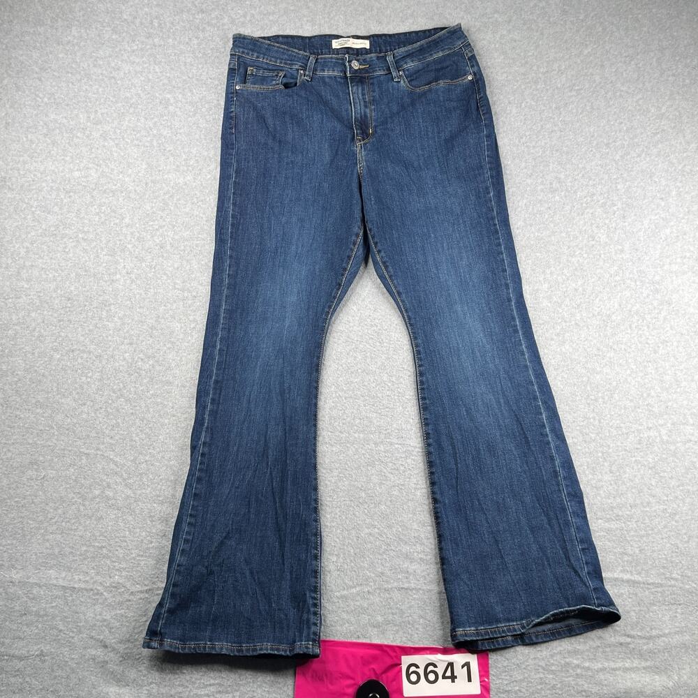 Levis Strauss Signature Gold Mid Rise Bootcut Denim Jeans Womens Size 14S